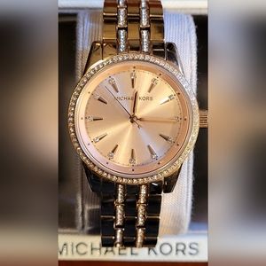 Michael Kors "Mini Ritz" Quartz Watch (MK-3910) Rose Gold